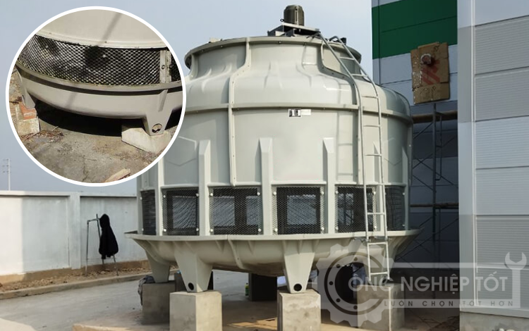 Cần lưu ý vị trí lắp đặt tháp giải nhiệt nước